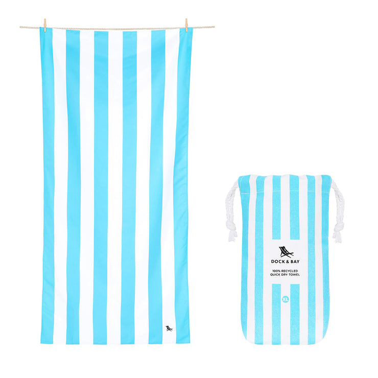 Dock & Bay Quick Dry Towel - Tulum Blue