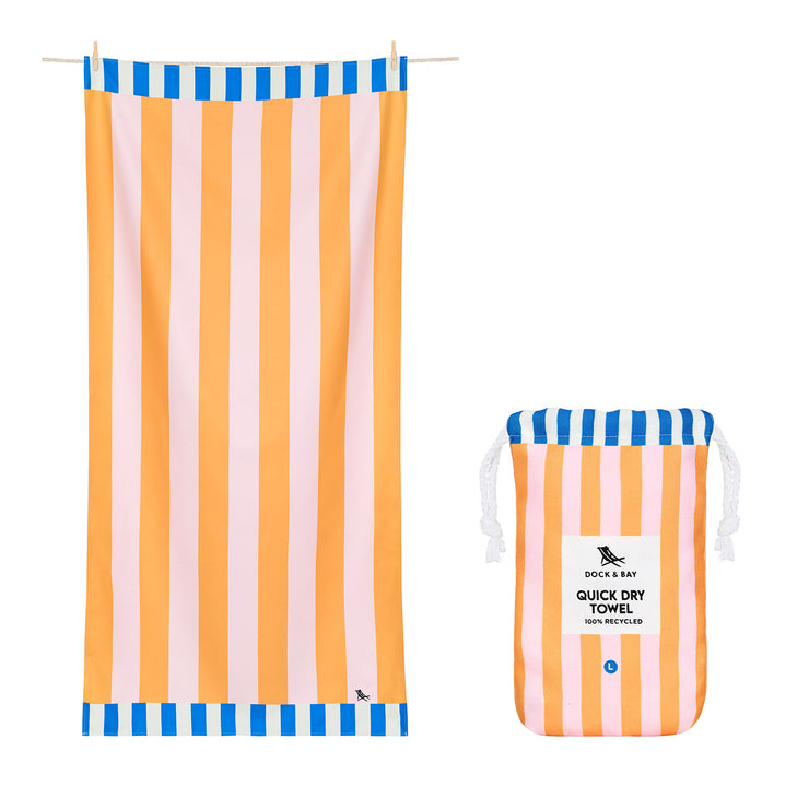 Dock & Bay Quick Dry Towel - Mellow Yellow