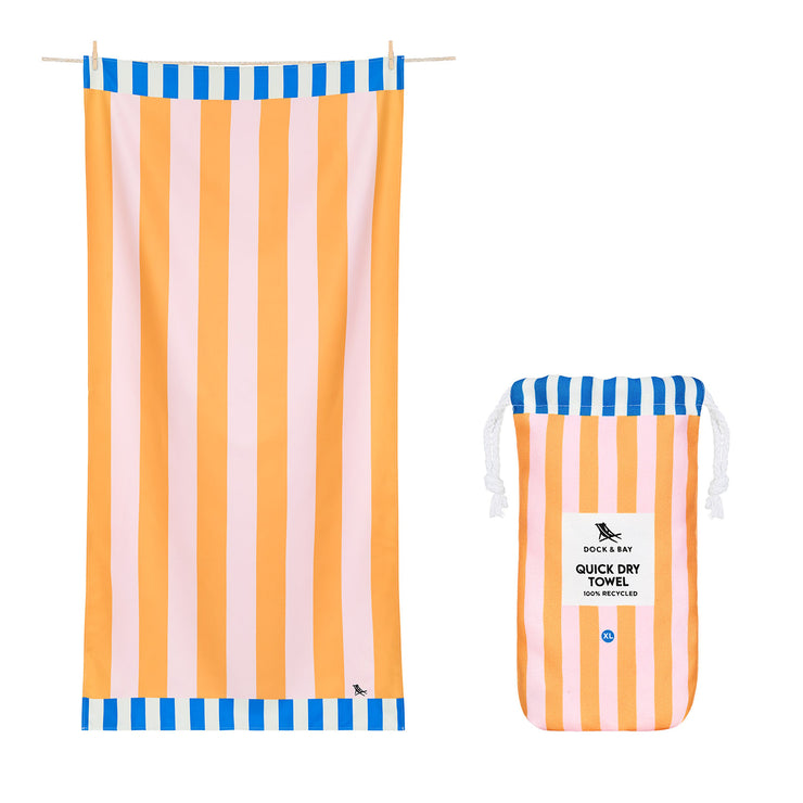 Dock & Bay Quick Dry Towel - Mellow Yellow