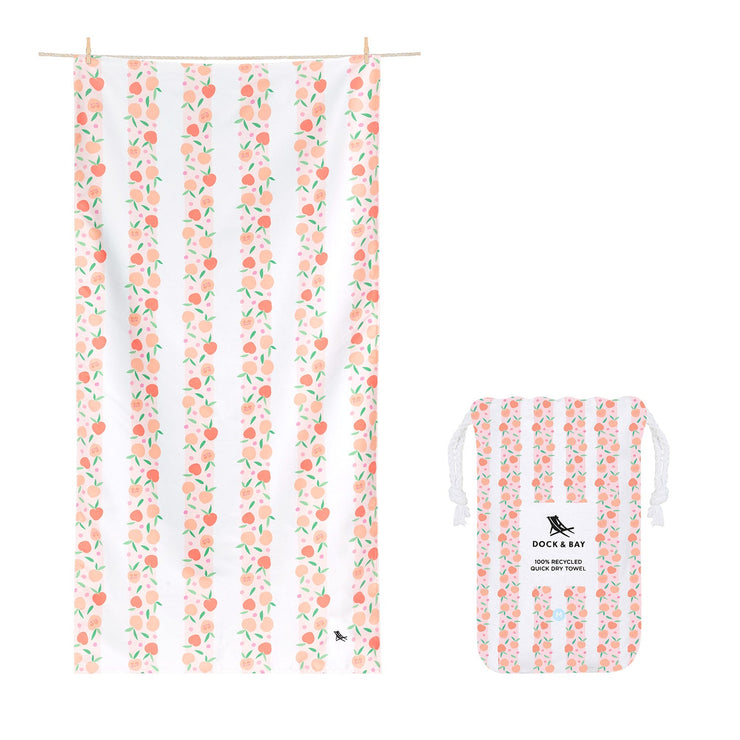 Dock & Bay Kids Beach Towels - Peach Party - Outlet