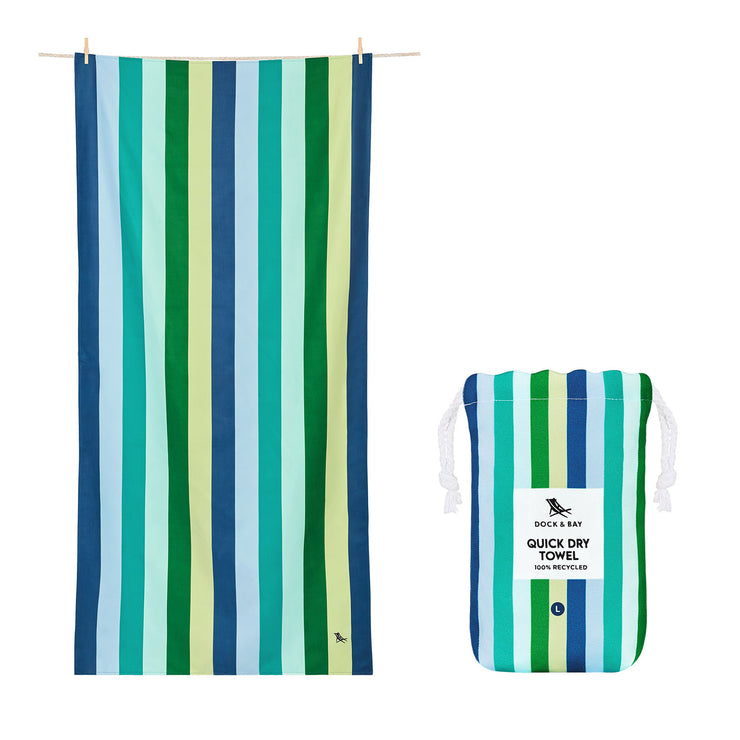Dock & Bay Quick Dry Towel - Cool Lagoon