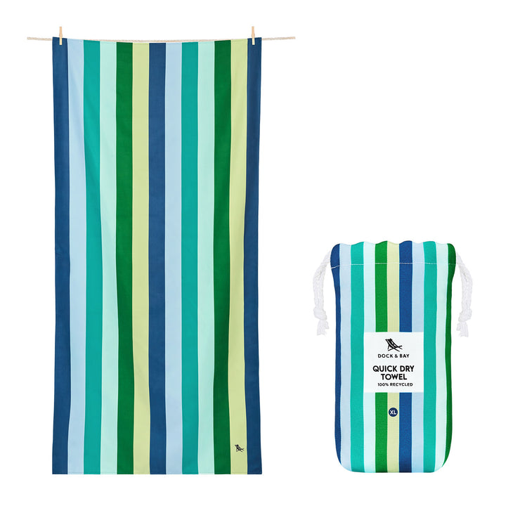 Dock & Bay Quick Dry Towel - Cool Lagoon