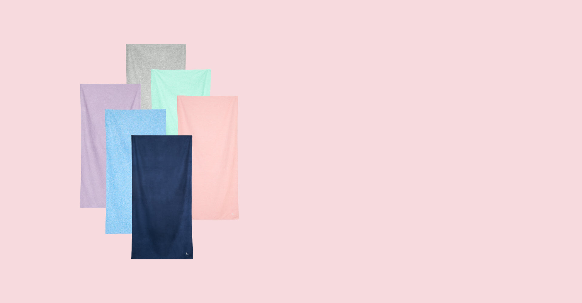 Serviettes séchage rapide Dock & Bay – Essentiel (Lot de 6)