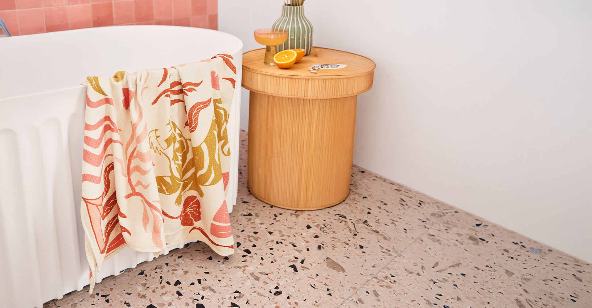 Serviette de bain séchage rapide Dock & Bay - Palmier tigré